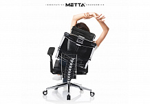 Фото Кресло эргономичное ЙОГА / YOGA 4DF B2-10D, 3D поясничный упор, слайдер, экокожа Infinity