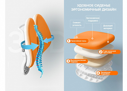 Фото: Кресло детское Everprof Kids 103 | Еверпроф Кидс 103, пиастра, ткань + съемный чехол 21