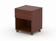 Тумба подкатная с нишей УНО, без замка 43x42x54 Орех ноче милано