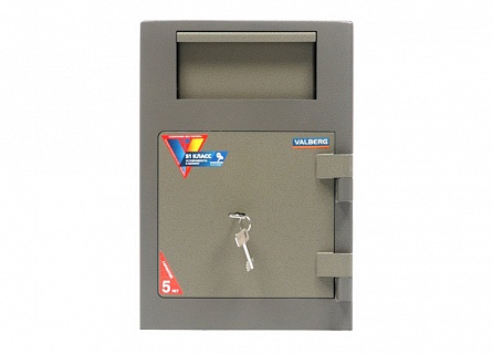 Фото: Сейф депозитный VALBERG ASD-19, 489x342x381 мм, стенки 4 мм, ключ. замок 2